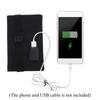 100W USB Foldable Solar Panel Portable Flexible Small Waterproof 5V Folding Solar Panel Cells For Phone Battery Charger