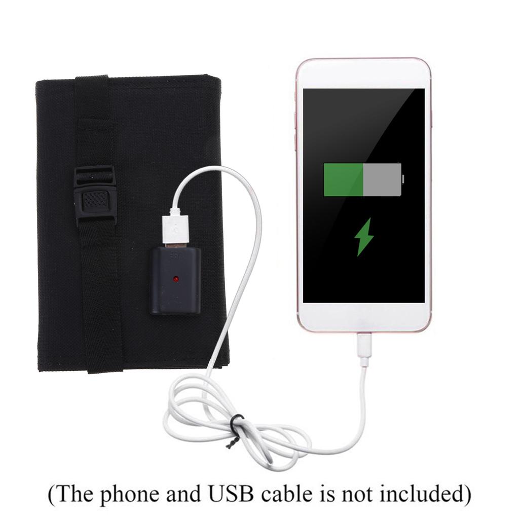100W USB Foldable Solar Panel Portable Flexible Small Waterproof 5V Folding Solar Panel Cells For Phone Battery Charger
