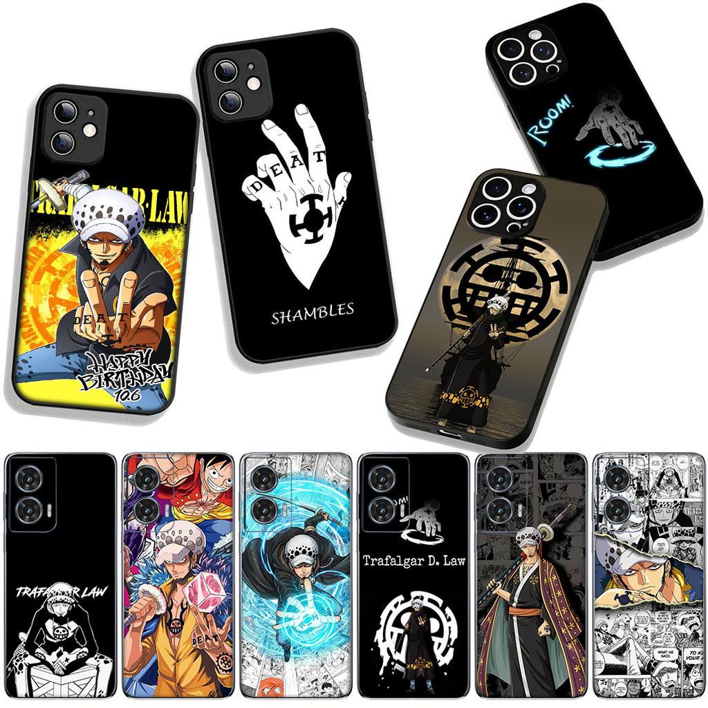 Phone Cover Trafalgar D Water Law One Piece for Apple iPhone 16 15 14 Plus 13 12 Mini 17 Pro Max + ProMax 16E Air 15+ Case