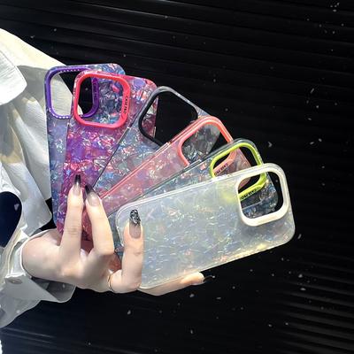 Coque de téléphone de luxe à motif coloré, étui de protection résistant aux chocs pour iPhone 11 12 13 14 15 Pro Max 15plus