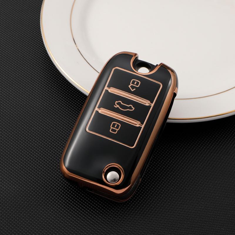 For Roewe RX5 MG3 MG5 MG6 MG7 MG ZS GT GS 350 360 750 Car Flip Key Case Cover Key Case Protector Car Accessories