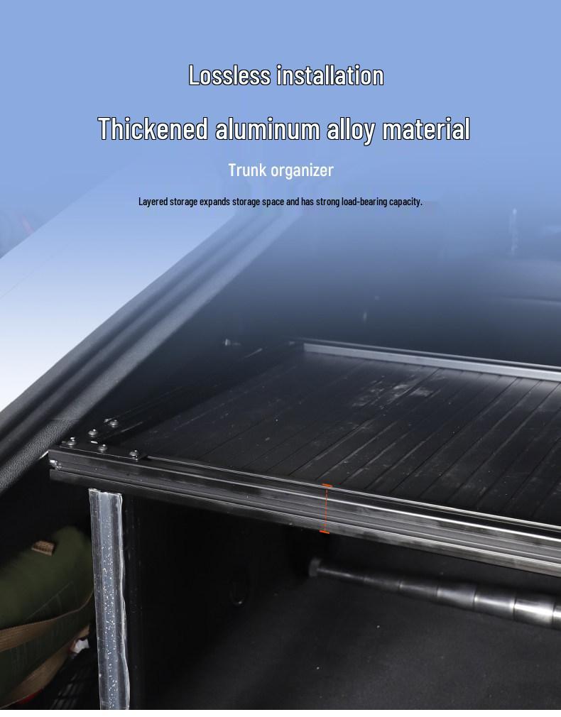 Mercedes-Benz GLC SUV Trunk Storage Rack Extension and Load-bearing Partition Box