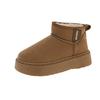 Snow Boots Women's 2025 Winter New Thick-soled Heightening Short Boots Versatile, Light and Warm, Casual Versatile Explosion