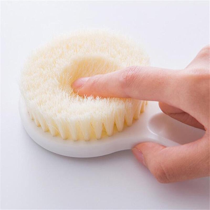 Weiche Borsten Rückenbürste Peeling Körperbürste mit langem rutschfestem Griff - Ideal für Trockenbürsten und Hautpflege für Erwachsene