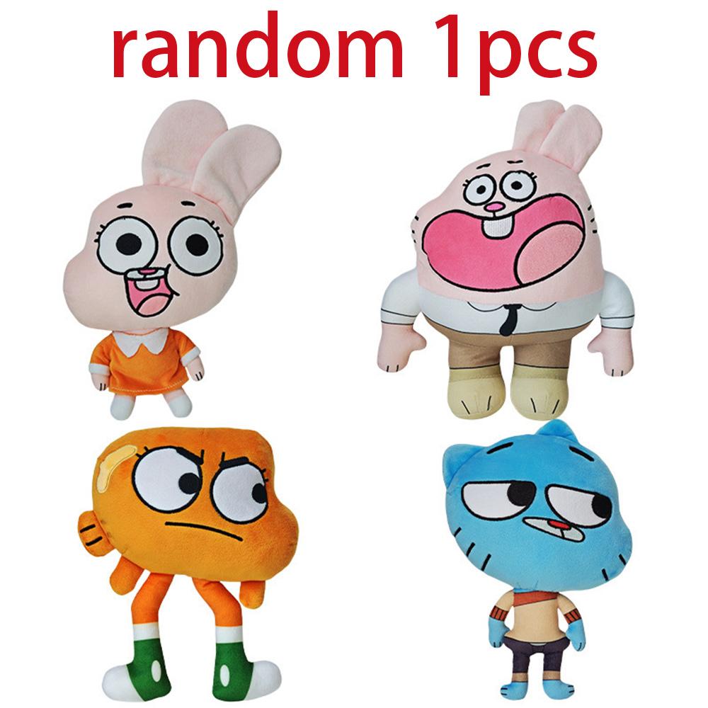 צעצוע פרווה חתול ארנב חמוד מתנת יום הולדת מתנות לילדים ילדים מצויר עולם מדהים 25 ס"מ גאמבול ריצ'רד אנאיס