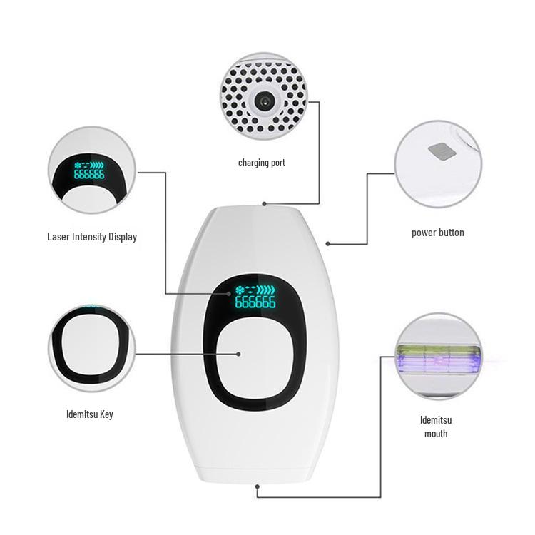 Popular IPL Laser Hair Removal & Photorejuvenation Device for Full-Body Home Use by Women