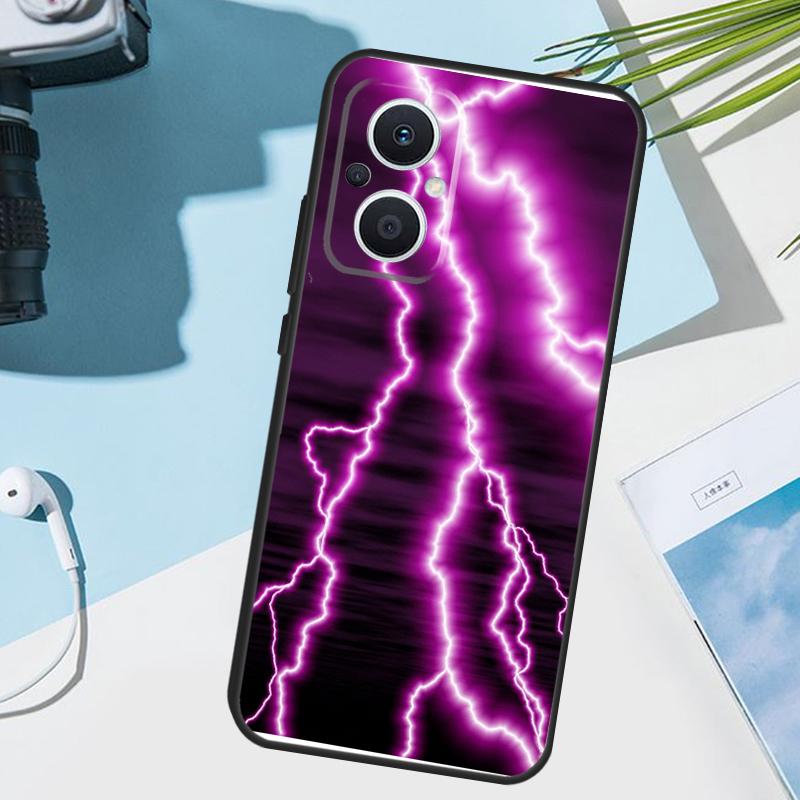 Sky Lightning Style Cover For OPPO Reno 11 12 13 14 Pro 11F 12F 13F 14F 7 8 Lite OPPO Find X5 X6 X8 X9 Pro Case