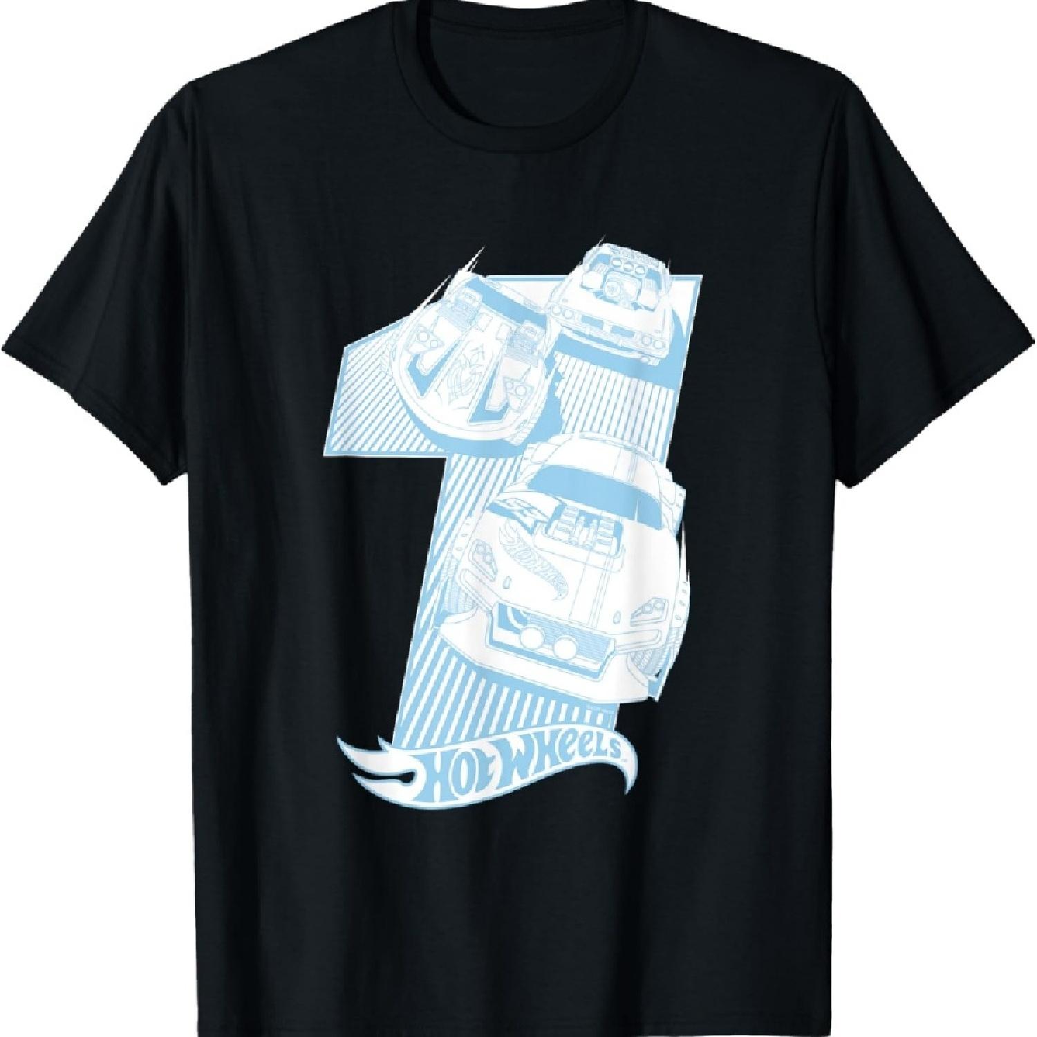

Hot Wheels - Футболка номер один XXXXXL чёрный