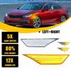 2Pcs 3-Row LED Switchback Sequential Signal Side Light Fit 2016-21 Honda Civic A