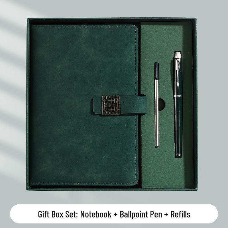 A5 Business Office Snap Button Notebook with Custom LOGO for Meetings