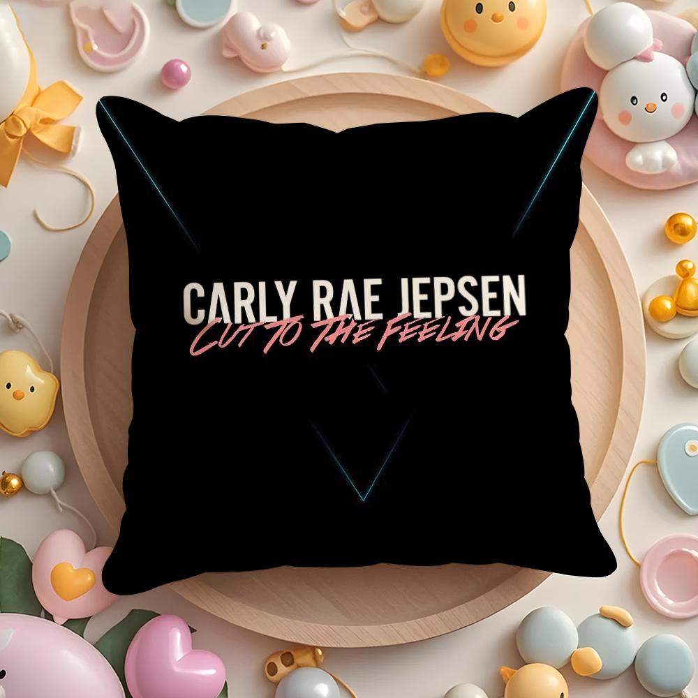 Carly Rae Singer J-Jepsen Cushion Cover Home & Car Multi-Scene Pillow Cover - Reversible, Soft & Durable for Daily Use