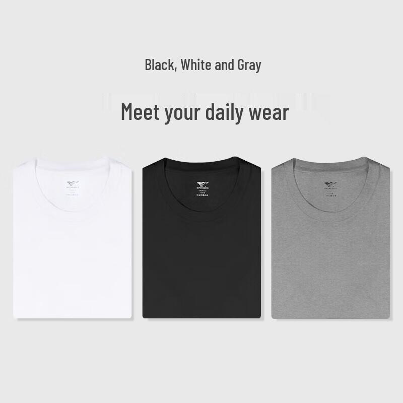 T-shirt da uomo a maniche corte 100% cotone