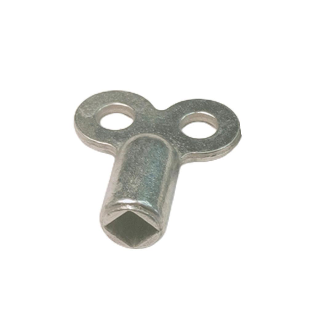 Exhaust Valve Key 5×5mm Shatterproof Material Silver Zinc Alloy