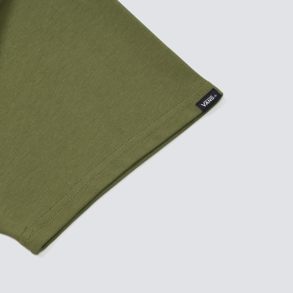 Vans X Asian Artist Collection SS24 Brand Logo Fashion Anime Print Round Neck Short Sleeve T-Shirt Unisex T-Shirt Green VN000J2WAMB1