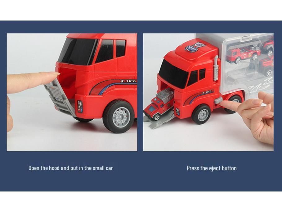 Children's Alloy Toy Car Model Storage Cabinet for Engineering, Firefighting, and Military Vehicles