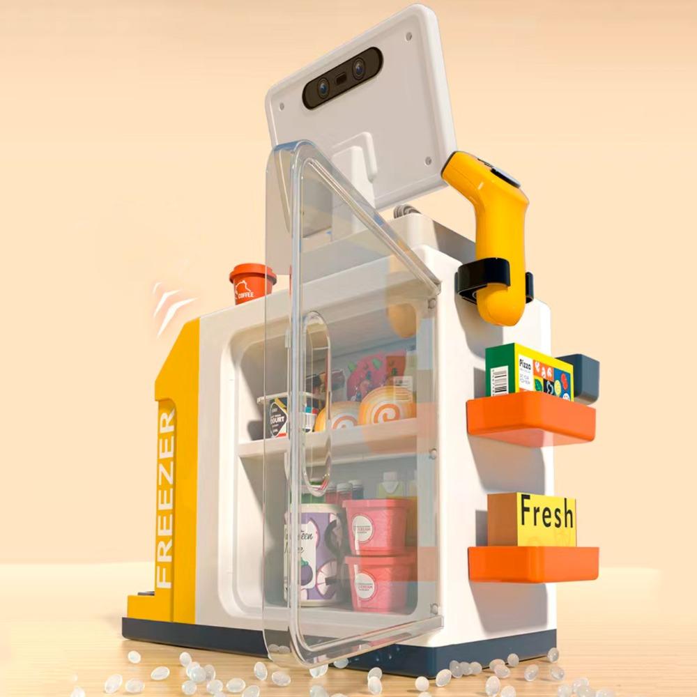 Water Outlet Simulation Coffee Machine Toy Mini Supermarket Shopping Platform Toy  Children's Play