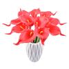Mini PU Calla Lily Artificial Flowers for Home Decor and Photography Props