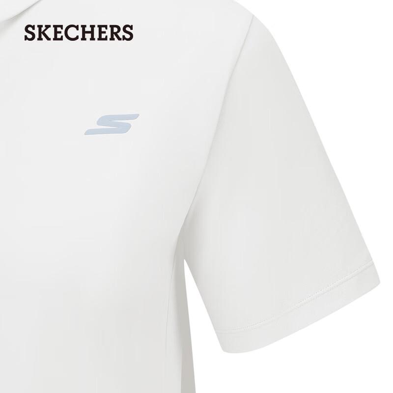 Skechers Women's Comfortable Knit Short-Sleeve Polo Shirt P226W009