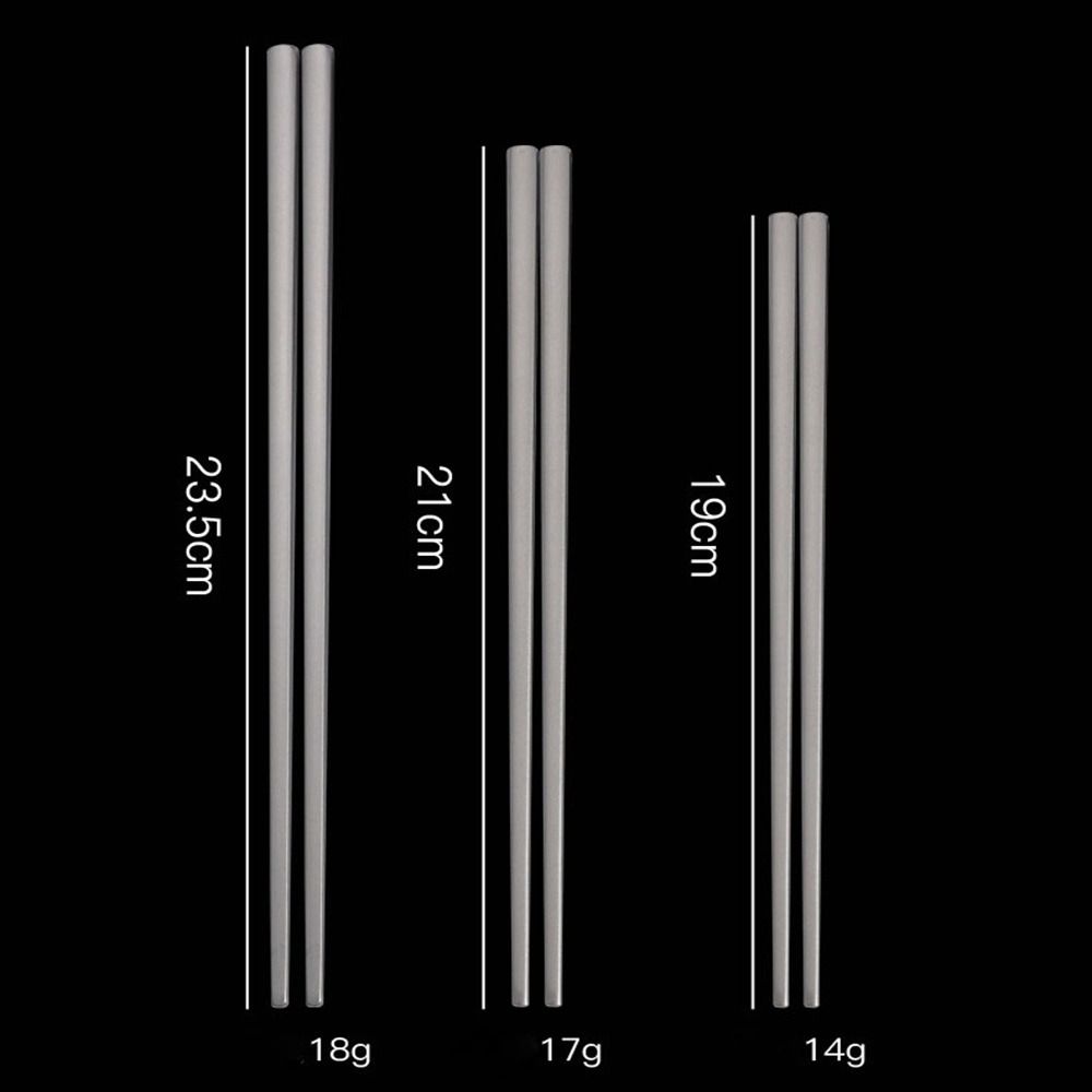 Long Handle Titanium Spoon Environmental Light Titanium Cookware Outdoor Camping Fork  Outdoor Tool