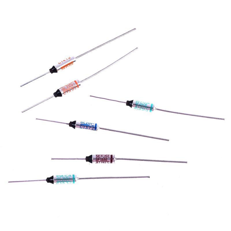10Pcs Sefuse Cutoffs Thermal Fuse Rice Cooker Thermal Fuse 250V 192℃ 113℃ 142℃ 172℃ 240℃ Sf240E Sf169E Sf113E Sf188E