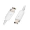 JSER Thunder Bolt 2 Port To Thunder Bolt 2 Male To Male Video Data Cable for Mac Air Pro and 2015 0.5m 2013, 2014, (50cm)