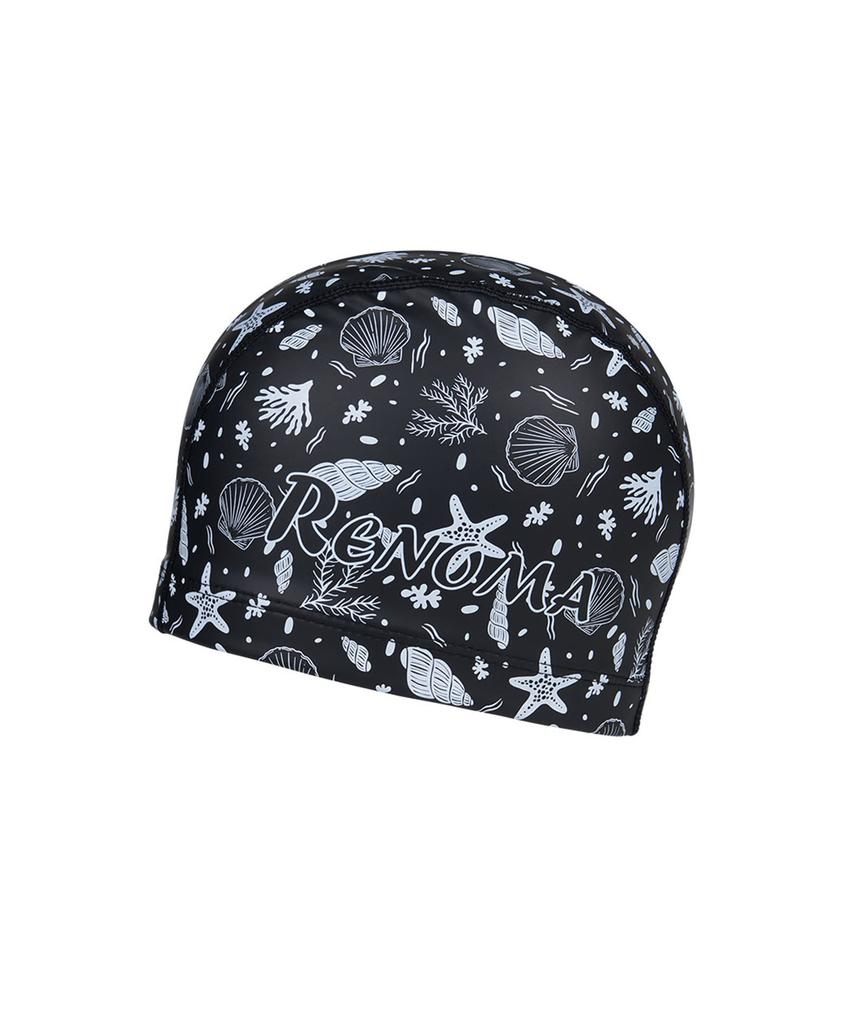 Lenomasuyeongbog Accessories Adult Beach Symbol Pu Swim Cap Black Ro-Rc2E012-Bk