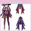Genshin Impact Mona Cosplay Costume Full Set High Quality Cotton Exquisite Details