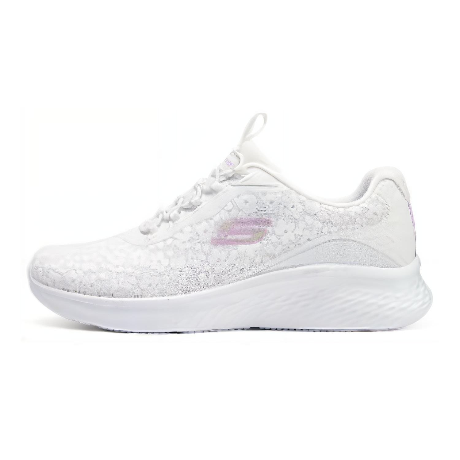 Skechers Sport Comfortable Versatile Fabric EVA Shock Absorbing Durable Low Top Casual Running Shoes Women sneaker White 150015-WHT 39