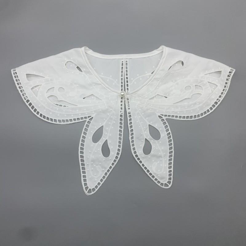 Winter Blouse Accessories With Lace Collar For Adults