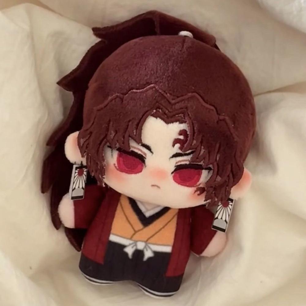 Demon Slayer Tsugikuni Yoriichi Plush Doll 10cm Collect Anime Pendant Plusie Toy Holiday Birthday Gifts