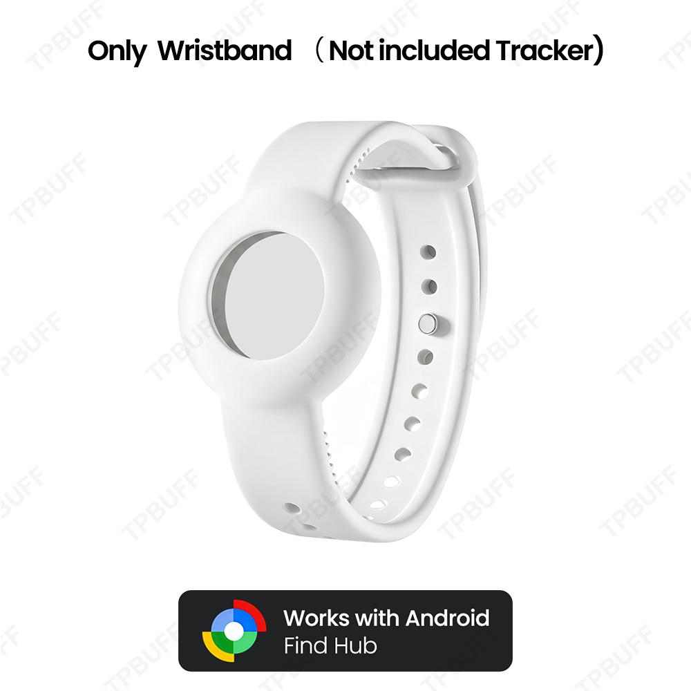 Android Smart Tracker Bracelet for Kids Soft Silicone Waterproof Wristband GPS Tracker Watch Band For Google Find Hub Anti-lost