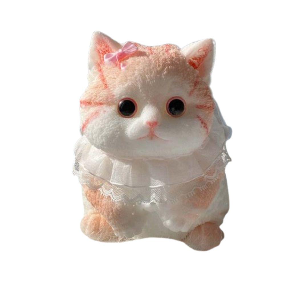 Animal Simulation Cat Squeeze Toys Slow Rebound Cat Fidget Toy Big Cat Doll Squeeze Toy  Office