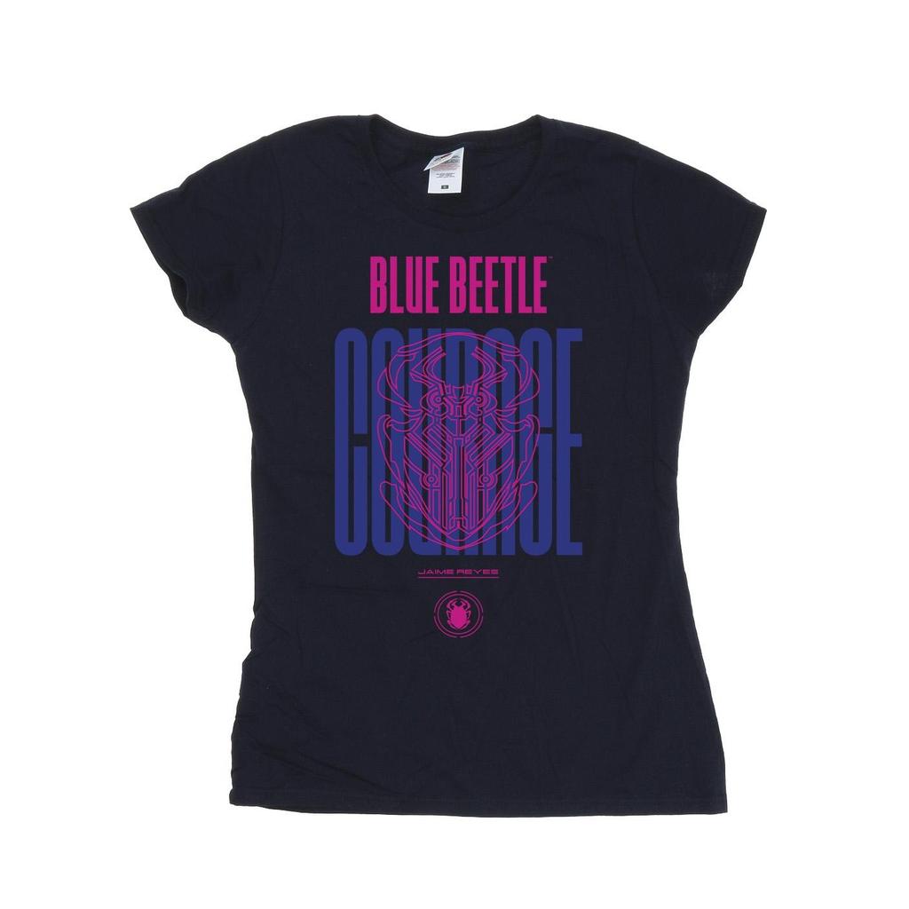 Blue Beetle Womens/Ladies Courage Cotton T-Shirt