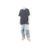 Off-White Diag Tab Over Short-Sleeve Tee Outer Space Men Tops Blue OMAA038S22JER0024646