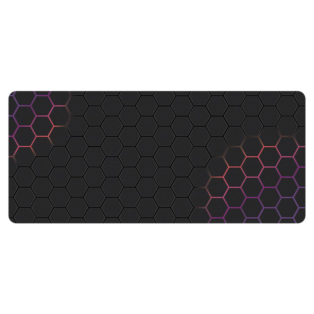 300x800x3mm Honeycomb Pattern Gaming Mouse Pad Rubber Anti-skid Desktop Mat