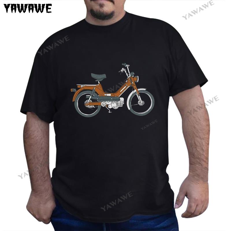 Neue Modemarke Kleidung T-Shirt Unisex Rundhals T-Shirts Kurzarm Puch Maxi Moped T-Shirt Lockere Oberteile für ihn Übergröße T-Shirt