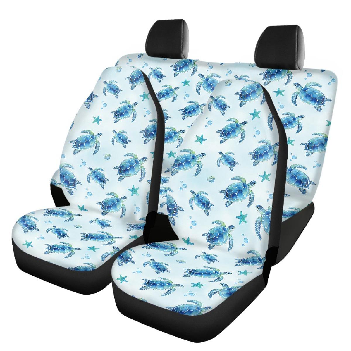 

Custom Turtle Print Car Seat Covers - Universal Fit 25*20*12 cm