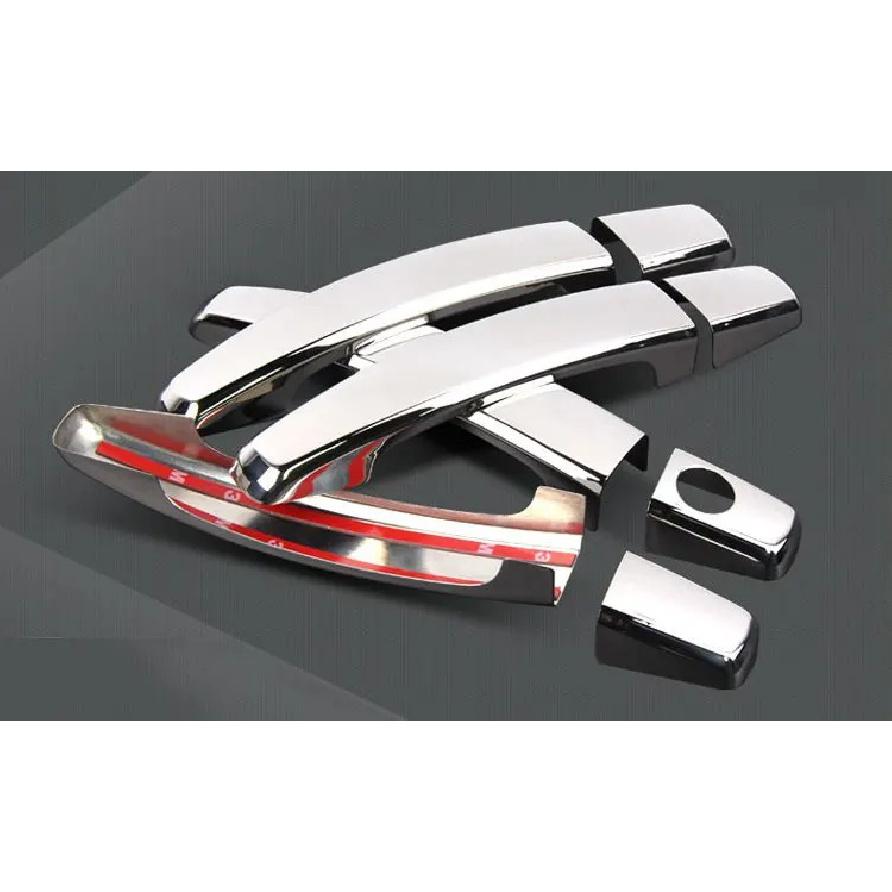 for Peugeot 108 Accessories Chrome Trim Chromium Styling Door Handles Cover Sticker Exterior Decoration Car Styling