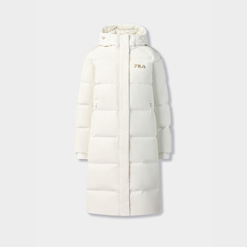

FILA Women s 2025 Winter Casual Loose Hooded Long Down Jacket M