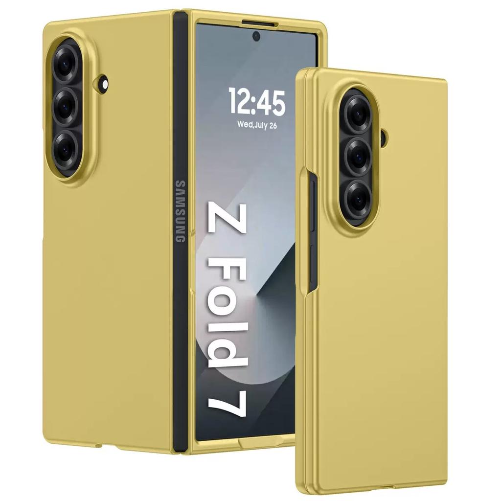 New Arrivals Candy Color Tempered Film Integrated Full Protection PC Shockproof Phone Case for Samsung Z Fold 7 6 5 4