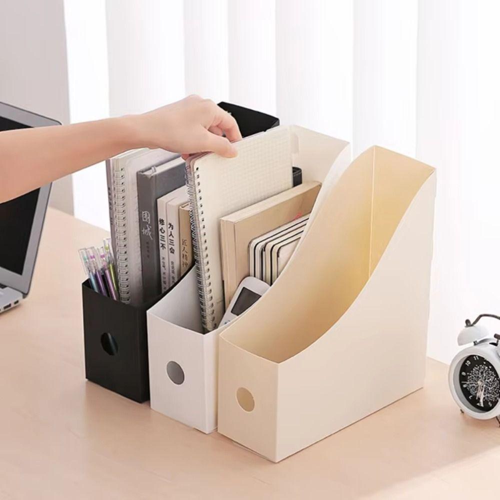Adjustable Desktop Bookshelf Plastic Material Document Holder Desktop Organizer  Document Storage