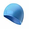 High Elasticity Silicone Swimming Cap Solid Color Swim Head Hood Diving Hat  Swimming Pool