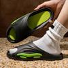 Outer slippers summer men's indoor home non-slip home silent senior women's sandals men's summer