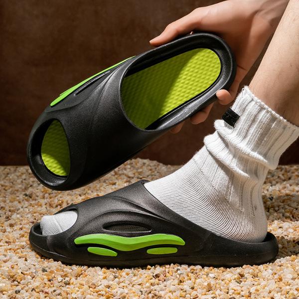 Outer slippers summer men's indoor home non-slip home silent senior women's sandals men's summer