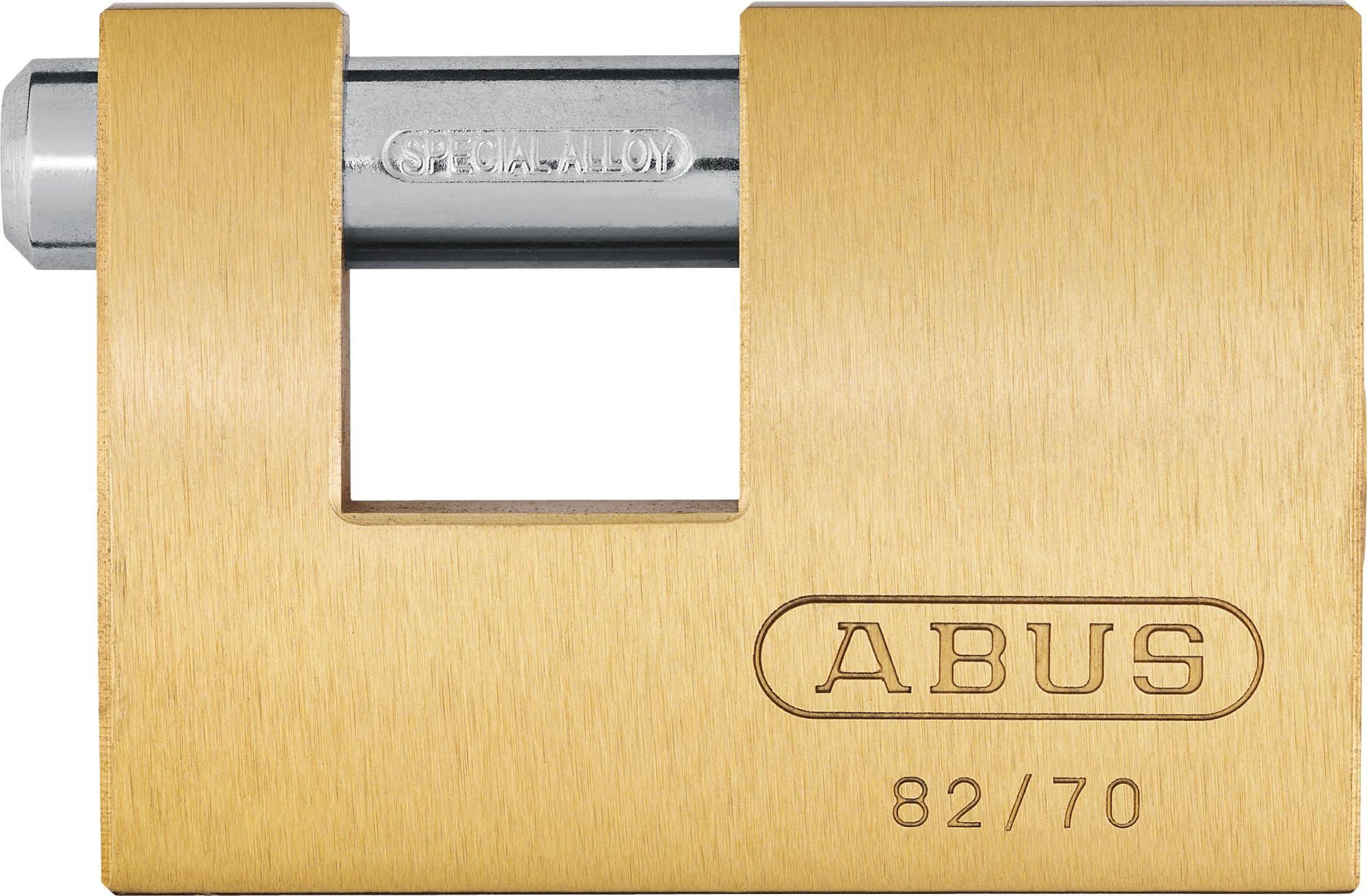 

ABUS Monoblock Cylinder Padlock with Hook and Loop 82-70 золотой