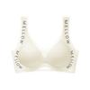 Thin Large-sized Seamless Lingerie Women's Gathering Bra Without Underwire Strapless Bra Push Up Bra