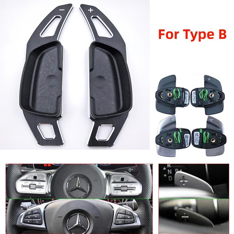 For Mercedes-Benz A C Class W177 Sedan V177 A180 A180D A200 A250 W205 Car Steering Wheel Paddle Shifter Gear Shift Extension
