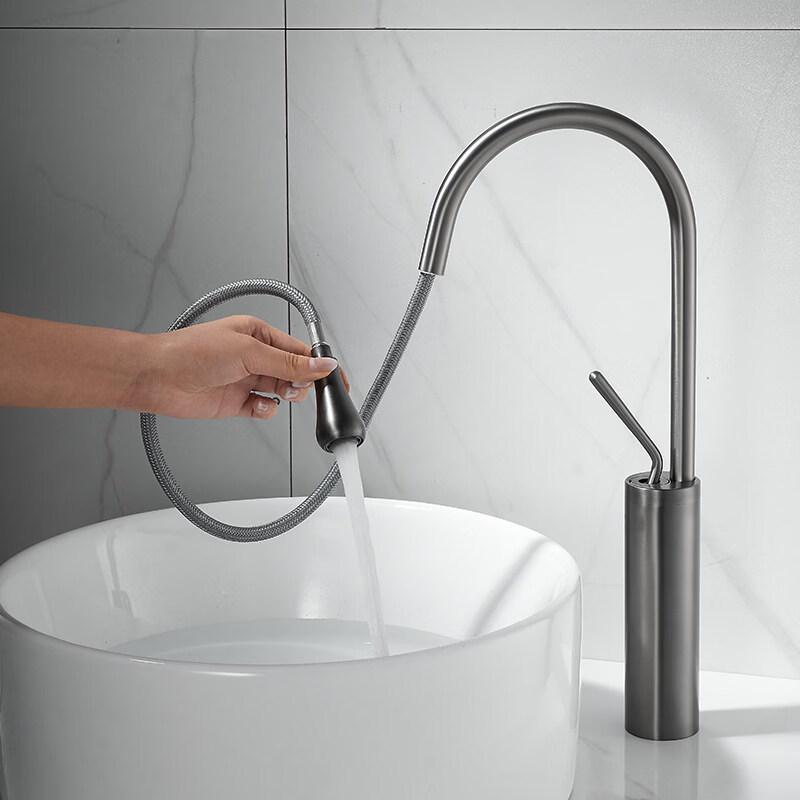 TLXT Pull-Out Hot & Cold Basin Faucet