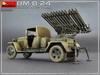 Soviet Military Truck with Katyusha Rocket Launcher WW.II 1.5t BM-8-24