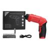 CYCLI-M Folding Multi Functional Hand Tool 3.6V Rechargeable 7.3N., Self Integrated 21 Speed Adjustable Electric Screwdriver